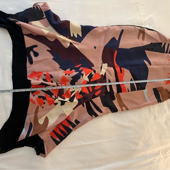 Pink Silk Midi Skirt size 6 Designer Juan Carlos Obando - Picture 6 of 9